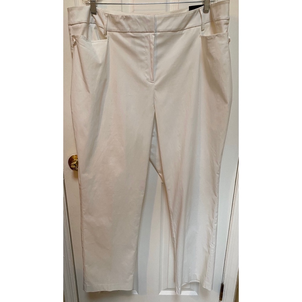 Lane Bryant White Madison Trouser